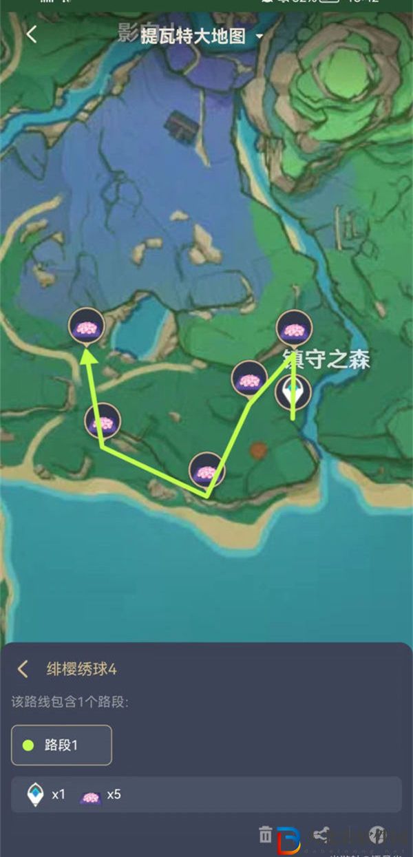 原神緋櫻繡球采集路線(xiàn)路線(xiàn)一覽