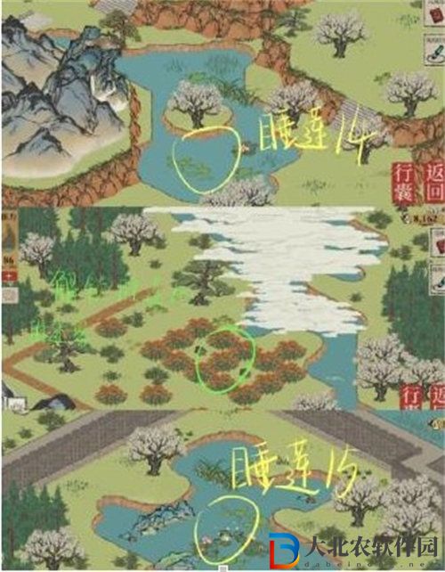 江南百景圖長恨歌睡蓮詳情位置攻略