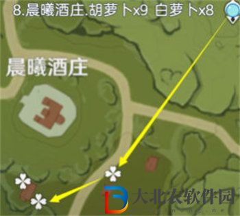 原神胡蘿卜采集路線介紹
