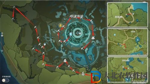 原神水晶*
石密集采集點