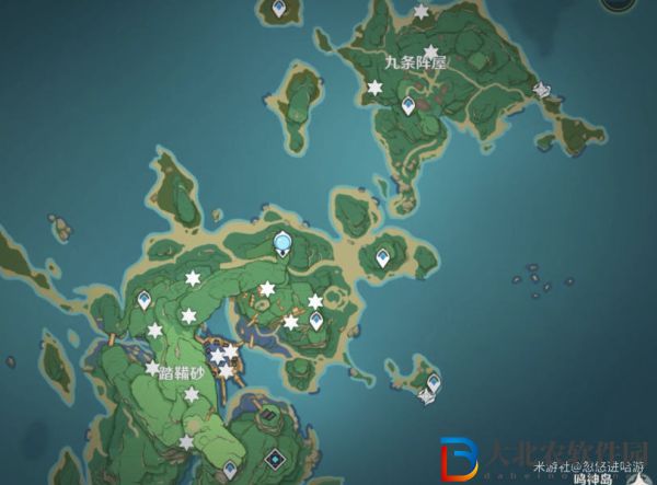 原神3.3荒瀧一斗突破材料收集路線圖