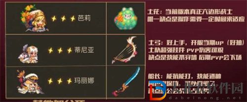 坎公騎冠劍光隊組合搭配推薦
