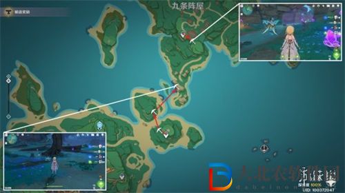 原神紫晶*
采集分布路線圖