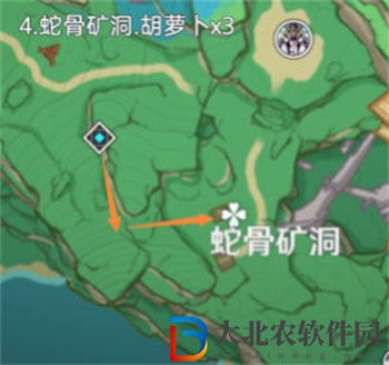 原神胡蘿卜采集路線介紹