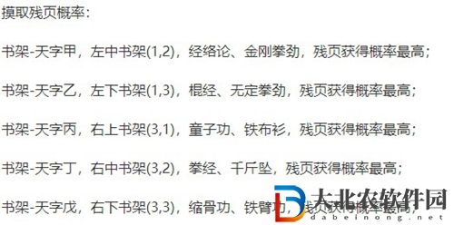 煙雨江湖藏經閣有哪些書-煙雨江湖藏經閣秘籍分布