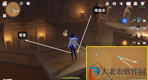 原神千壑沙地無名的石碑位置大全