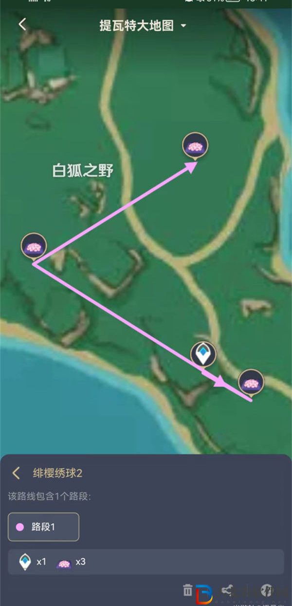 原神緋櫻繡球采集路線(xiàn)路線(xiàn)一覽