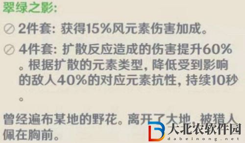 原神砂糖圣遺物搭配推薦