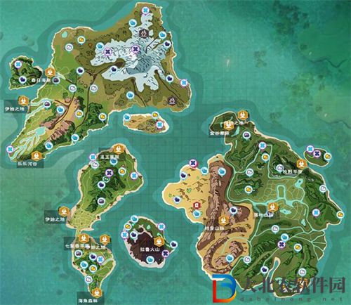 創(chuàng)造與魔法資源分布圖2022