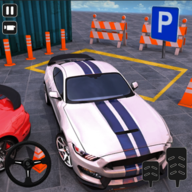 真實現代停車場3D