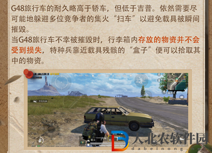 和平精英G48旅行車有什么功能-G48旅行車功能一覽