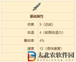 《泰拉瑞亞》銀短劍武器介紹