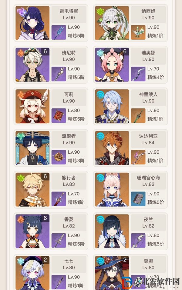 原神角色強度排行最新-原神3.5版本角色強度排行榜