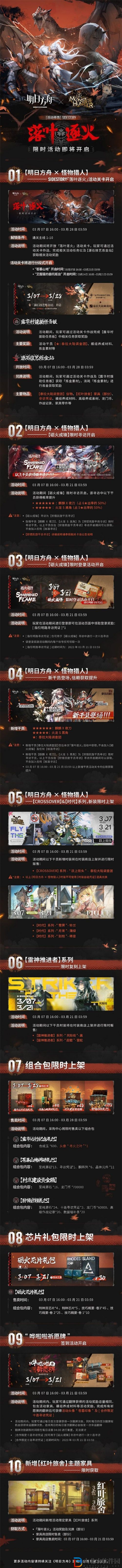 明日方舟怪物獵人聯動活動介紹