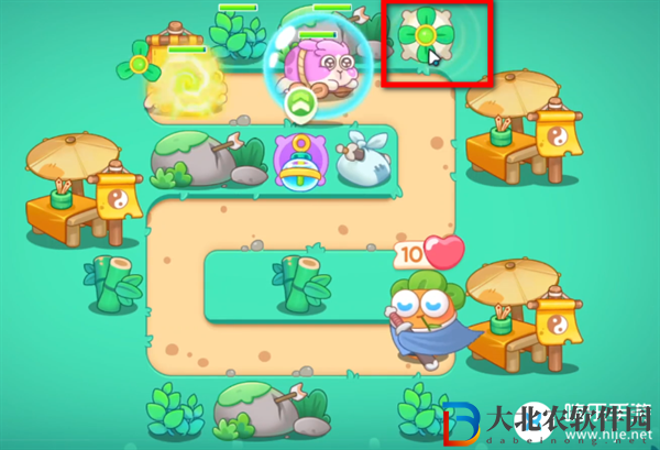 保衛(wèi)蘿卜4第4關(guān)怎么過(guò)-臥兔藏龍4關(guān)攻略