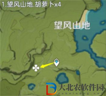 原神胡蘿卜采集路線介紹