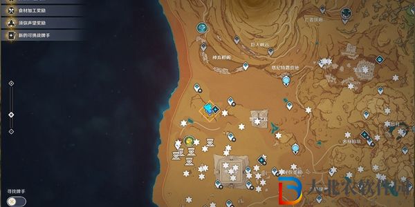 原神沙地主線地下錨點在哪-原神千壑沙地主線地下錨點位置