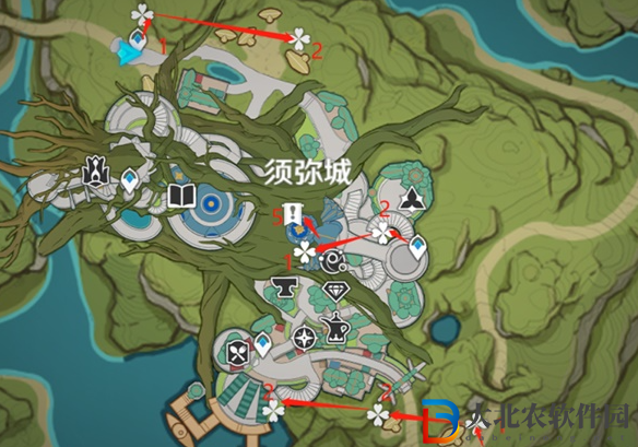 《原神》帕蒂莎蘭采集線路