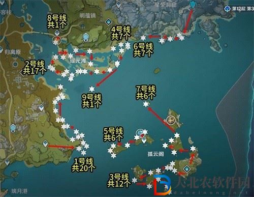 原神星螺快速采集路線介紹