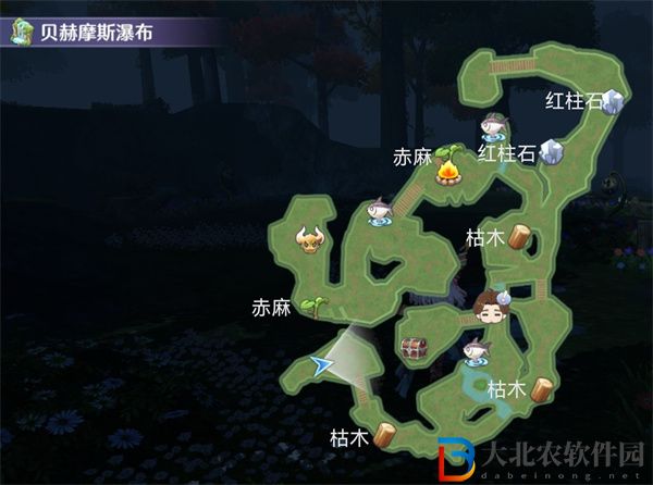 瑪娜希斯回響采集點分布圖-瑪娜希斯回響資源匯總