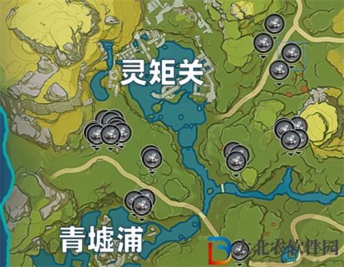 原神白鐵*
分布圖一覽