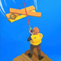 海上木筏釣魚