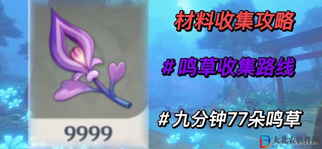 原神鳴草采集位置路線 原神鳴草位置在哪里