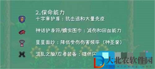 泰拉瑞亞法師畢業飾品搭配推薦
