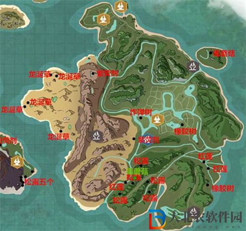 創(chuàng)造與魔法資源分布圖2022