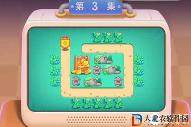 保衛蘿卜4第3關怎么過-臥兔藏龍3關攻略