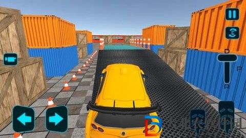 真實現代停車場3D