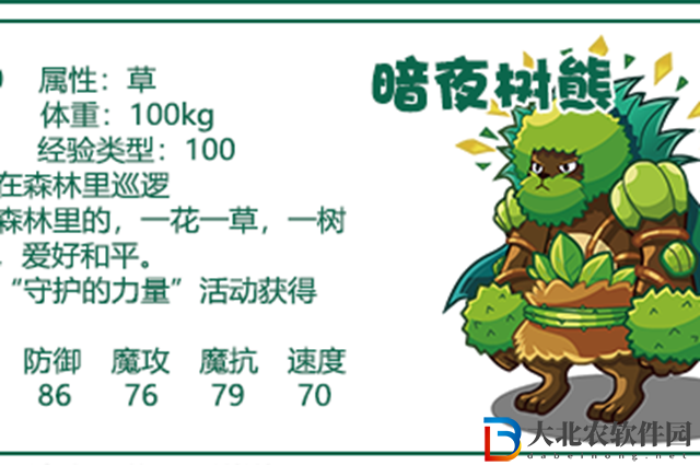 洛克王國暗夜樹熊厲害嗎-洛克王國暗夜樹熊強度分析一覽