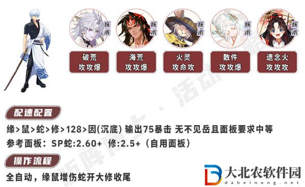 陰陽師銀之綺都滿buff陣容推薦