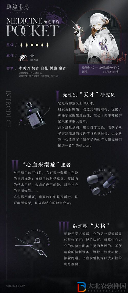 重返未來1999兔毛手袋角色介紹
