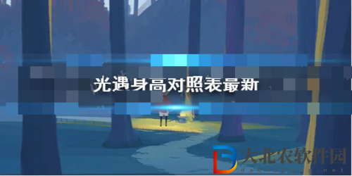 光遇身高對照表最新-光遇人物身高表一覽