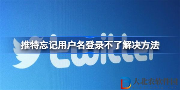 Twitter忘記用戶名登錄不了怎么辦