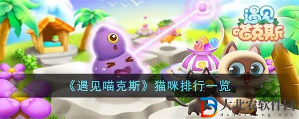 遇見喵克斯貓咪排行一覽