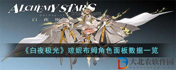 白夜極光瓊妮布姆角色面板數據一覽