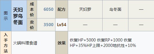 符文工房5天婦羅烏冬面怎么做？符文工房5天婦羅烏冬面做法