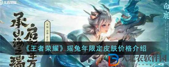 王者榮耀瑤兔年限定皮膚多少*
