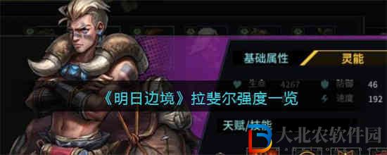 明日邊境拉斐爾怎么樣