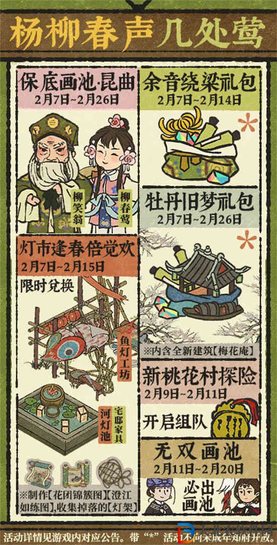 江南百景圖楊柳春聲幾處鶯活動(dòng)怎么玩