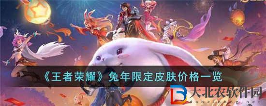 王者榮耀兔年限定皮膚多少*

