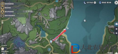 原神灰河渡手釣魚點位在哪
