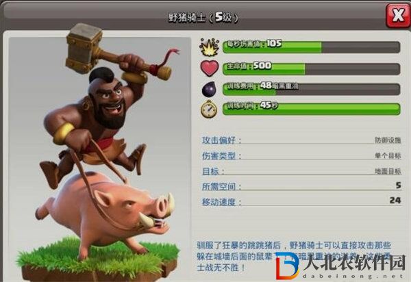 部落沖突超級野豬騎士怎么樣