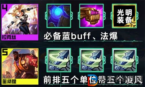 金鏟鏟之戰吹風拉克絲陣容怎么玩