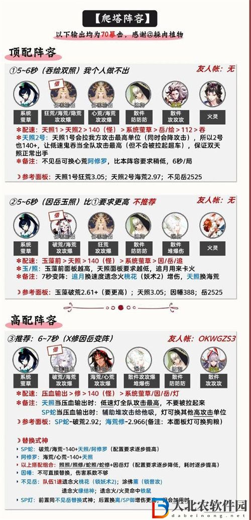 陰陽師渺念之旅陣容怎么搭配