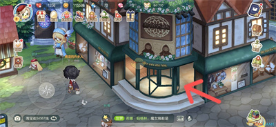奧比島手游奧柏百貨店位置在哪里