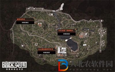 暗區突圍空投罐位置在哪里