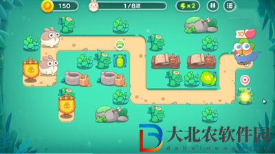 保衛蘿卜4臥兔藏龍第8關怎么過
